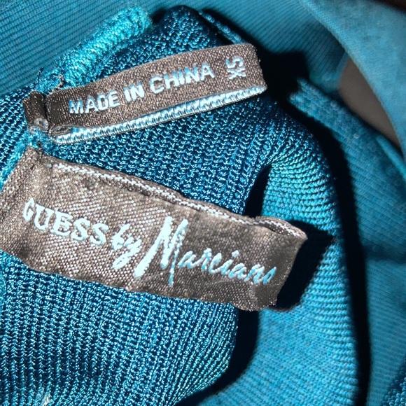 Teal Guess by Marciano dress - Picture 3 of 4